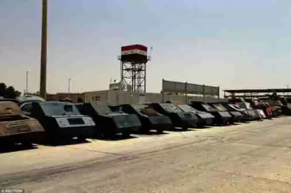 Cars Modified By ISIS To Carry Out Suicide Attack Go On Display In Iraq (Photos)
